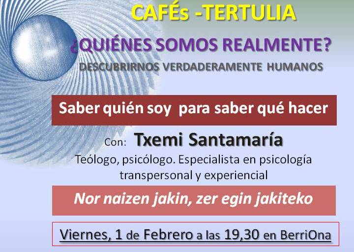 imagen CaféTertulia con Txemi Santamaría